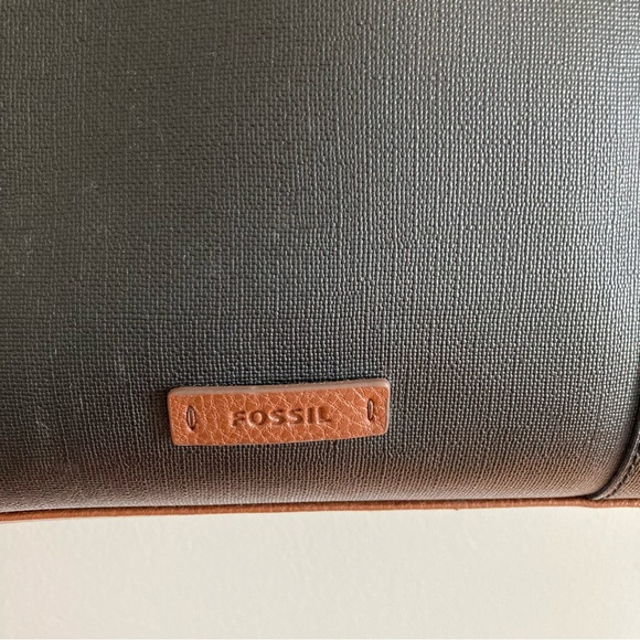 Fossil leather tote bag - Picture 2 of 9
